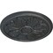 Ekena Millwork Kaya Ceiling Medallion (Fits Canopies up to 5 1/4"), Hand-Painted Pewter, 23 5/8"OD x 1 1/2"P CM23KAPES - alternate 2